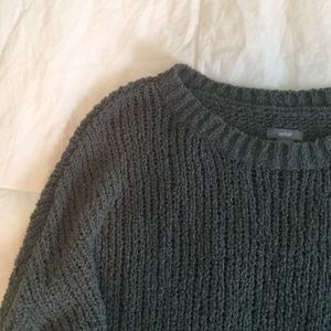 Aerie Green Palm Sweater